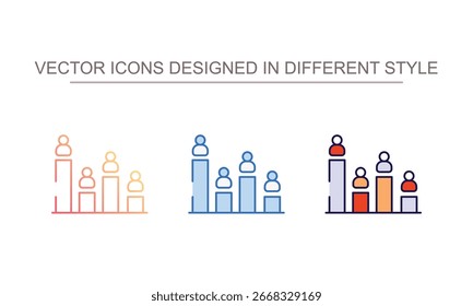 Diseño de icono de votación con fondo blanco Ilustración de stock