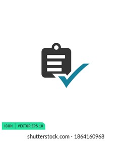 polling report icon vector logo tempate