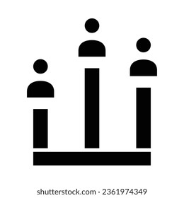 Polling Vector Glyph Icon For Personal And Commercial Use.
