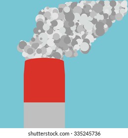 Polluting the environment smoke