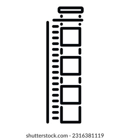 Pollution chimney icon outline vector. Smoke factory. Fireplace stack
