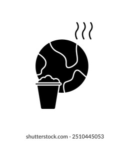 pollution concept line icon. Simple element illustration. pollution concept outline symbol design.