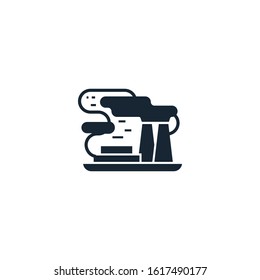 Pollution creative icon. From Ecology icons collection. Isolated Pollution sign on white background
