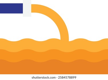 Pollution Ecology Environment Icon Vector Flat Illustration