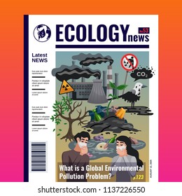 Pollution Ecology Magazine Cover