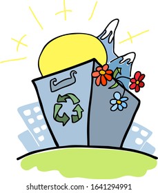 pollution of the environment by garbage