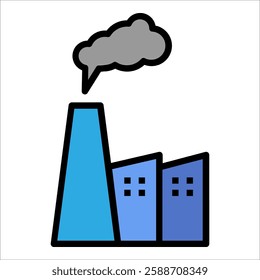 Pollution Icon Element For Design