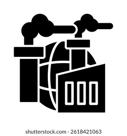 Pollution Icon Element For Design