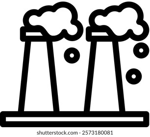 Pollution Icon Element For Design And Vector