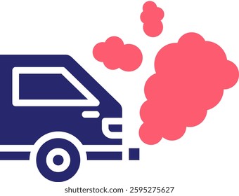 Pollution Icon Fill Vector Illustration