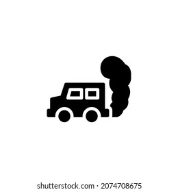 pollution icon illustration vector graphic
