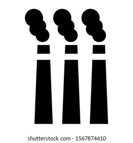 pollution icon isolated sign symbol vector illustration - high quality black style vector icons
