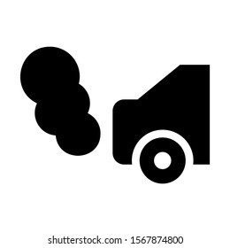 pollution icon isolated sign symbol vector illustration - high quality black style vector icons
