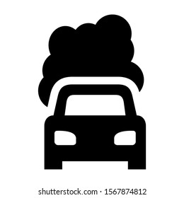 pollution icon isolated sign symbol vector illustration - high quality black style vector icons

