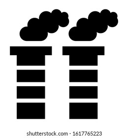 pollution icon isolated sign symbol vector illustration - high quality black style vector icons
