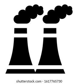 pollution icon isolated sign symbol vector illustration - high quality black style vector icons

