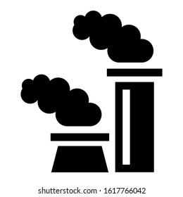 pollution icon isolated sign symbol vector illustration - high quality black style vector icons
