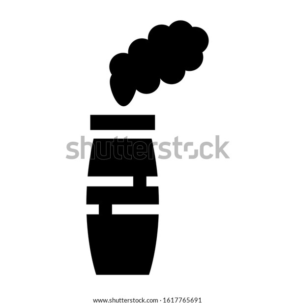 pollution icon isolated sign symbol\
vector illustration - high quality black style vector\
icons\

