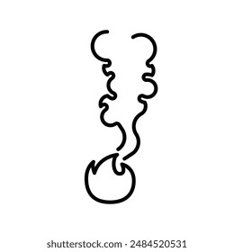 Pollution Icon, Perfect for Environmental and Health Graphics