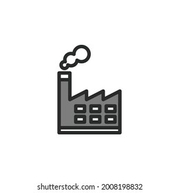 pollution icon, set, vector, illustration outline art for Pollution. 