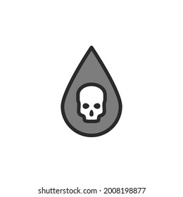 pollution icon, set, vector, illustration outline art for Pollution. 