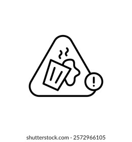 pollution icon simple vector symbol