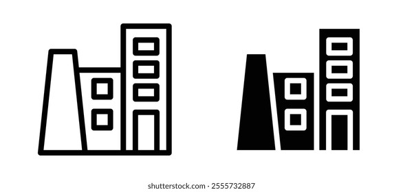 Pollution icon symbol collection on white background.