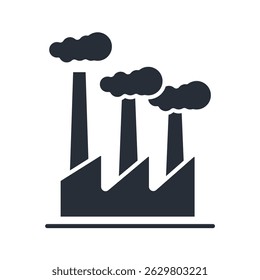 pollution icon. vector.Editable stroke.linear style sign for use web design,logo.Symbol illustration.