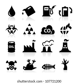 Pollution icons