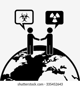 pollution from industry design, vector illustration eps10 graphic 