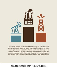 pollution infographics design, vector illustration eps10 graphic 