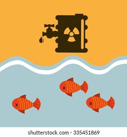 pollution infographics design, vector illustration eps10 graphic 