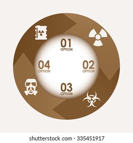 pollution infographics design, vector illustration eps10 graphic 