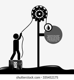 pollution infographics design, vector illustration eps10 graphic 