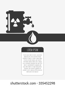 pollution infographics design, vector illustration eps10 graphic 