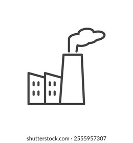 Pollution isolated icon. vector illustration.