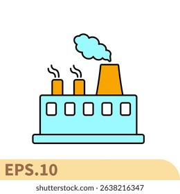 pollution line icons  symbol vector elements for infographic web