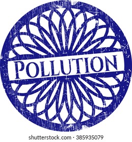 Pollution rubber grunge texture stamp