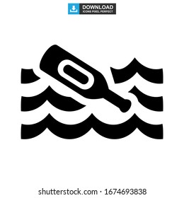 pollution sea icon or logo isolated sign symbol vector illustration - high quality black style vector icons
