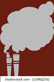 pollution vector illustration 