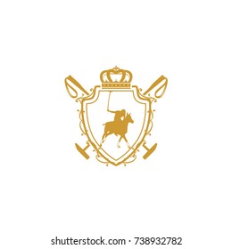 Polo Club Emblem Vector Illustration