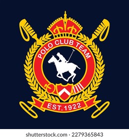 Polo Club Team Badge Design