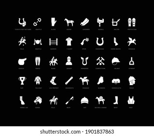 Polo. Collection of perfectly simple monochrome icons for web design, app, and the most modern projects. Universal pack of classical signs for category Sport.