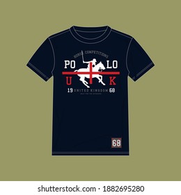 POLO COMPETITIONS  illustration, vectors, t-shirt graphics
