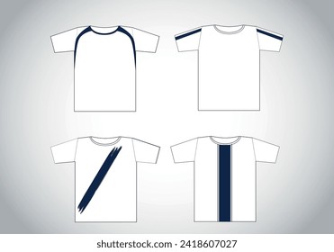 
Polo design template. Polo corporate design, front view.