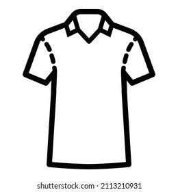 Polo Flat Icon Isolated On White Background