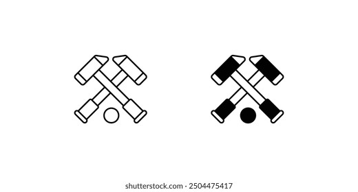 polo icon with white background vector stock illustration