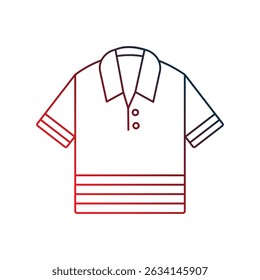 polo icon with white background vector stock illustration