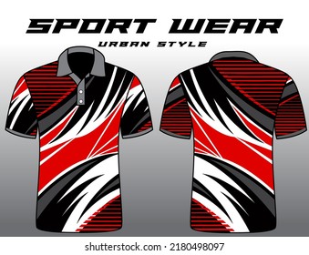 polo jerseys t-shirts vector, abstract background design for modern expressive uniforms, unisex sport wear.sublimation