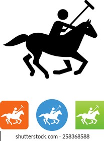 Polo player icon